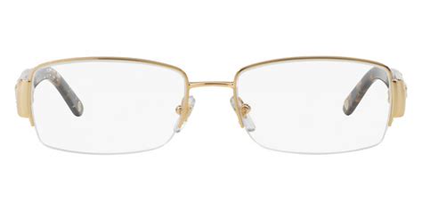 versace ve1175b eyeglasses 1002 gold size 53 17 135